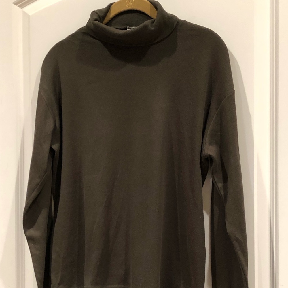 Bobbie Brooks Moss Green Turtleneck Size M